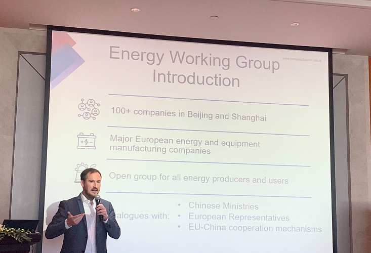 Presentation of Energy working group priorities to Sino-German Energy Partnership